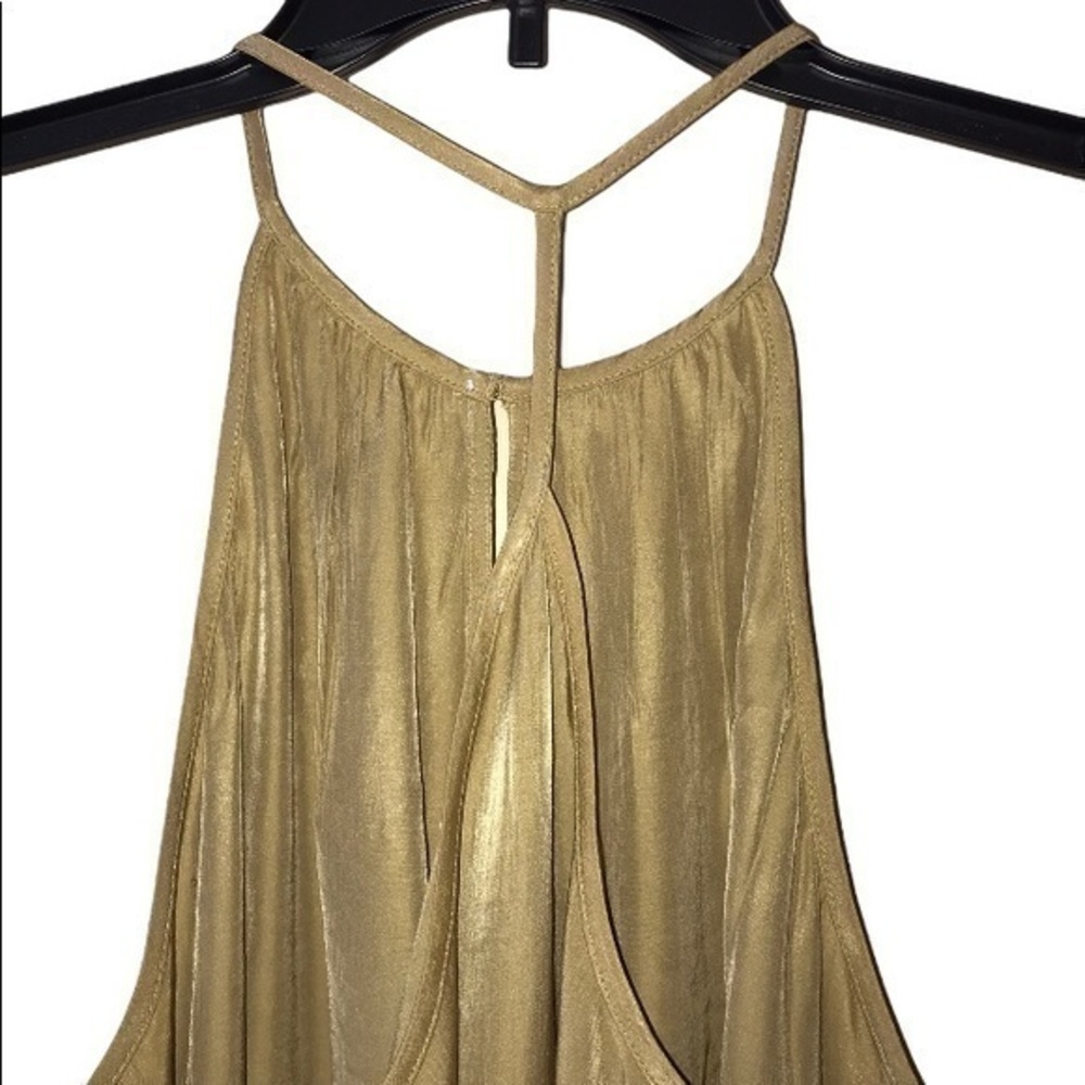 LOFT Beach Colorblock Tiered Halter Dress - Picture 7 of 9